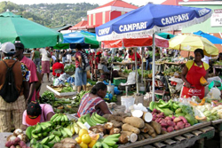 Marché à Saint-Lucie